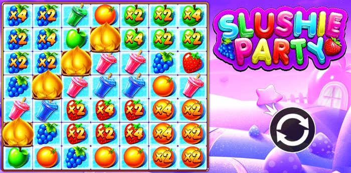 The free spins bonus round features random multipliers and scatter symbols.