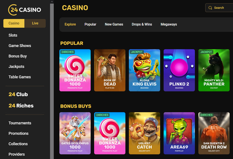 24casino-website-impression