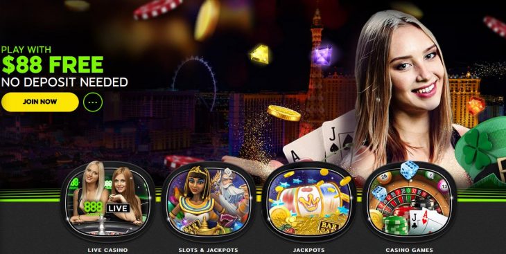 888casino no deposit bonus