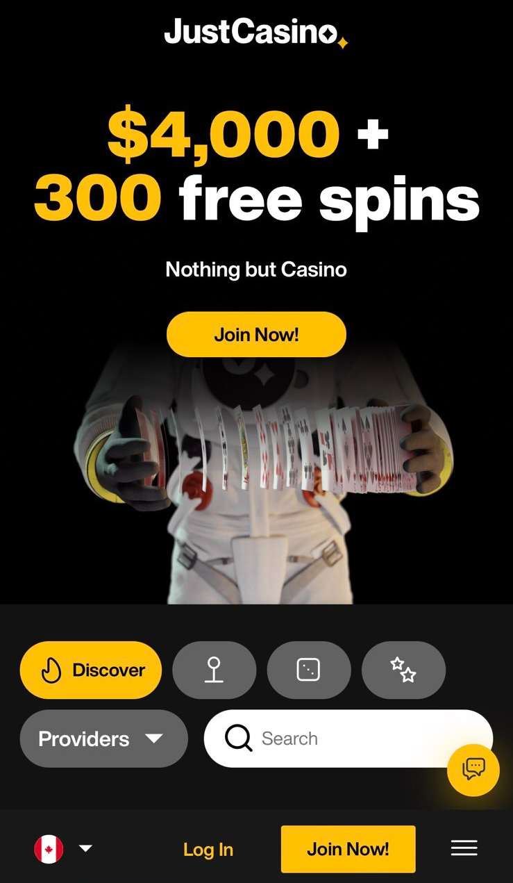 Just Casino mobile