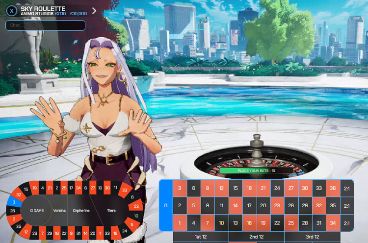 Animo Studios launched at Stake casino with the unique Sky Roulette Live game.