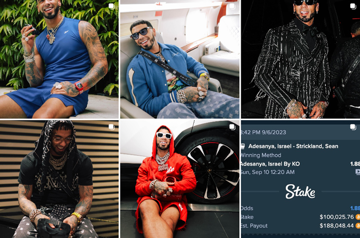 ©instagram.com/anuel | Private jets, luxury cars, and sports betting-Anuel AA clearly no longer needs to worry about money.