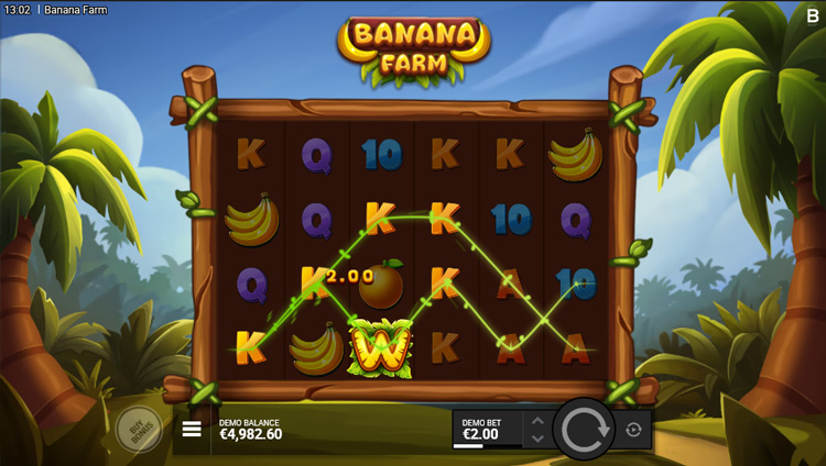 Backseat Gaming Banana Farm - Winning Combination with Wild