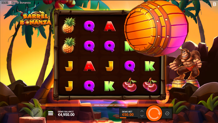 Backseat Gaming Barrel Bonanza - Kong Throwing Multiplier Barrels