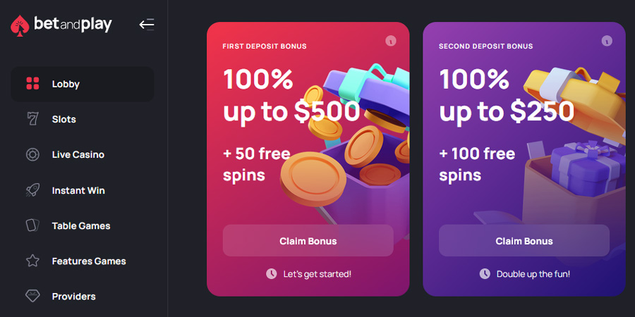 betandplay-welcome-offer-bonus-package