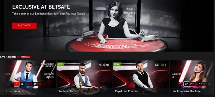 Betsafe live casino