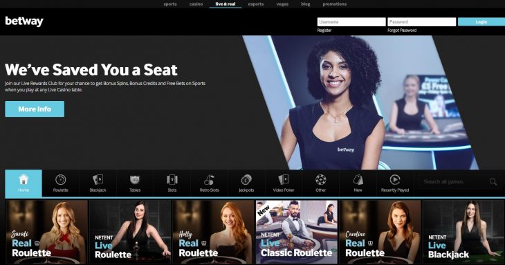 Betway Canada Website