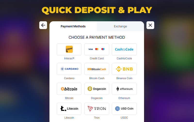 Bitstarz Deposit Choose Payment Method