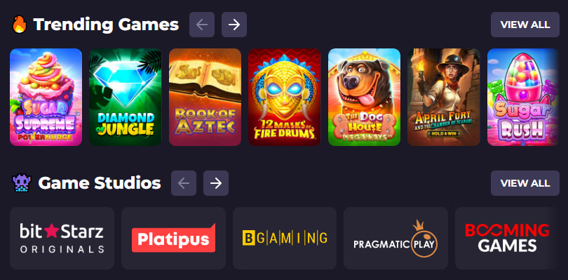 bitstarz-trending-games-studios