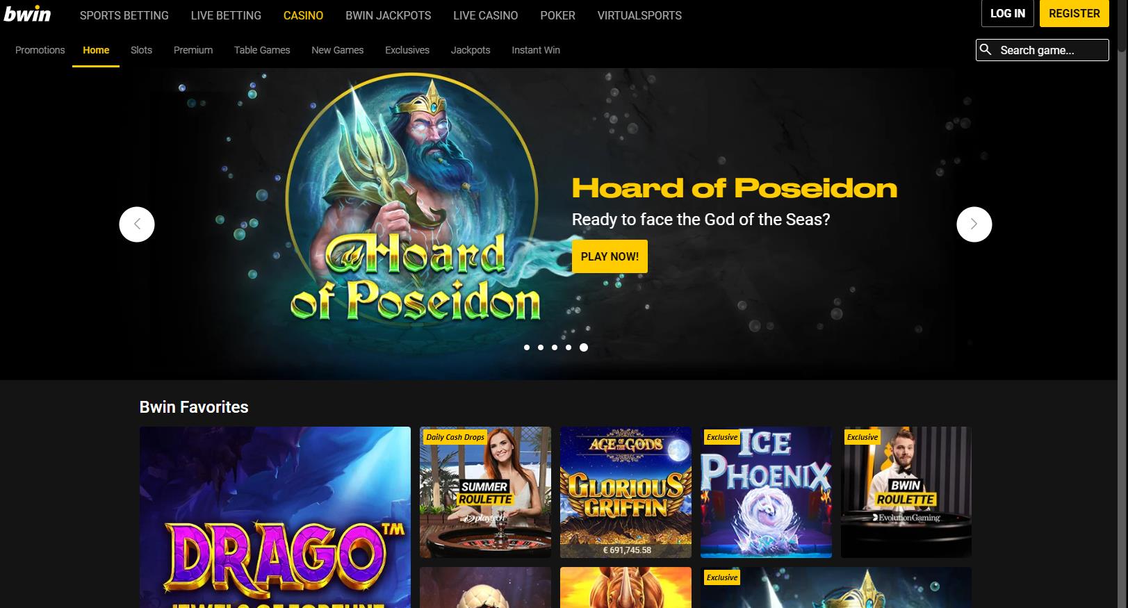 Bwin Casino【2022】» massive sportsbook & great slots too