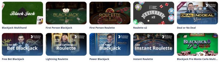 Casino Room Table Games