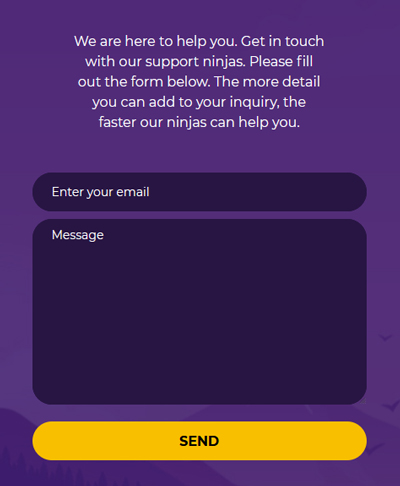 Web Form Casitsu Casino Customer Support