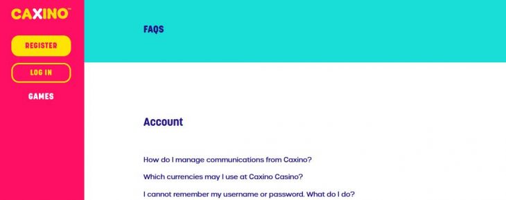 Caxino Canada FAQ