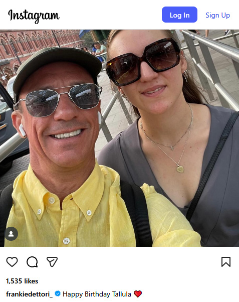 Frankie Dettori and his daughter Tallula