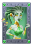 Golden Boy Symbol Green Medusa