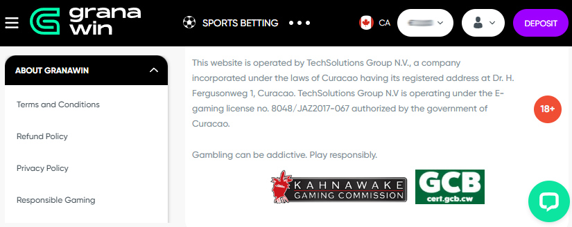 Granawin provides all information on their website.