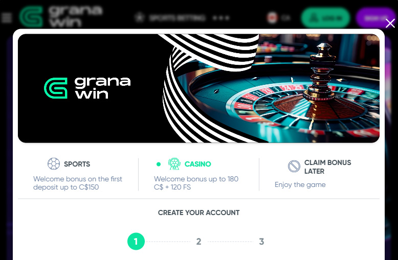 Follow the instructions to create an account.