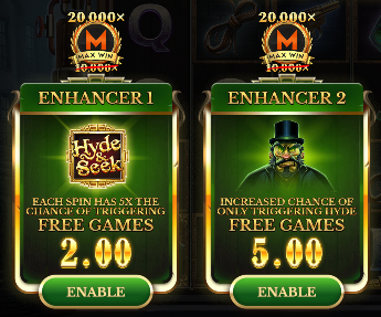 Hyde and Seek Enhancer Modes