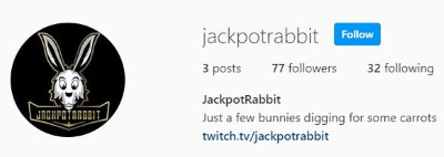 JackpotRabbit on Instagram