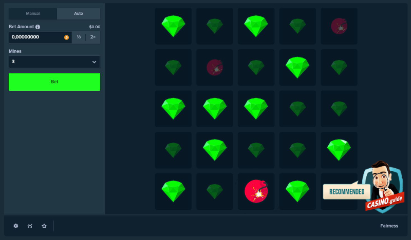 Minesweeper Computer 8 Bit Game, Real Position for the End of a