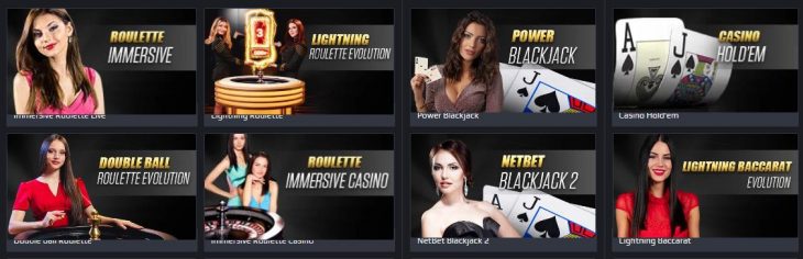Netbet Live Casino Games