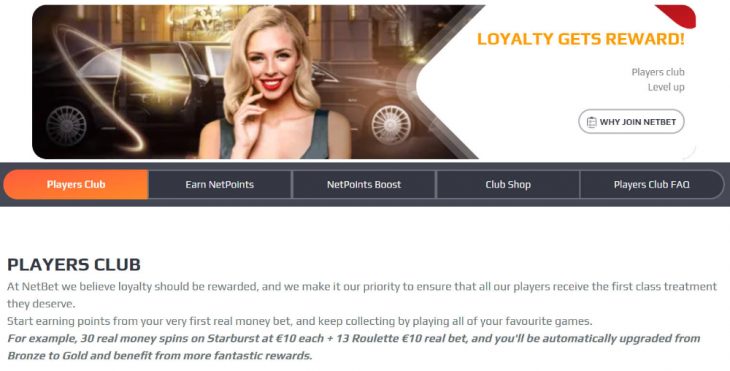 netbet players club