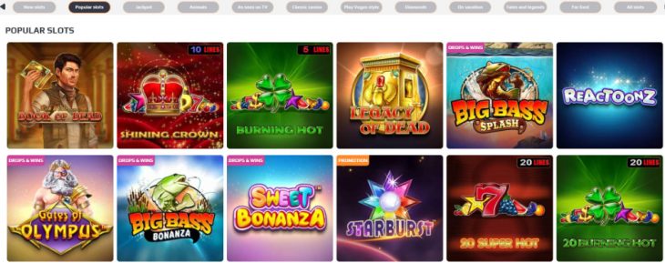 netbet popular slots