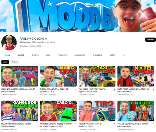 Paulinho O Loko Brazilian Streamer Joins Stake Casino