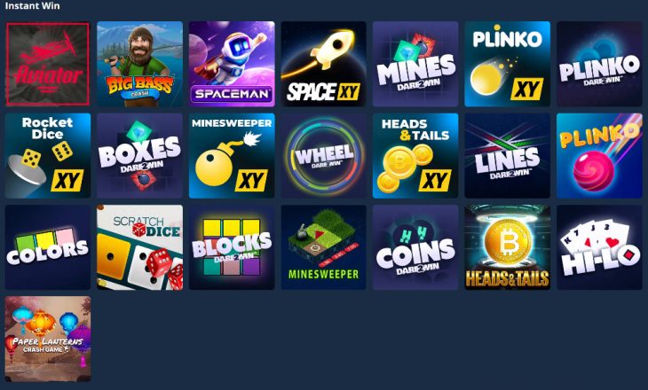 platincasino instant win