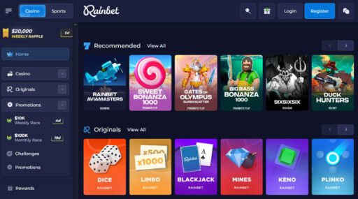 rainbet casino bonus