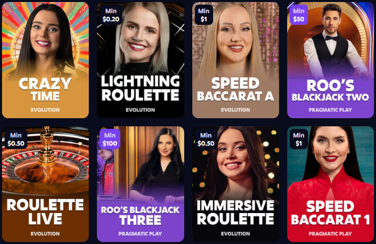 Roobet Live Casino