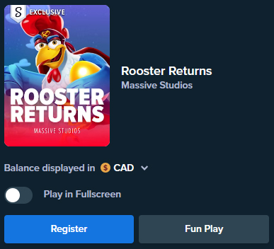 Rooster Returns Fun Play
