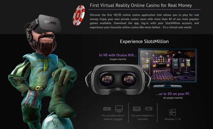 SlotsMillion Canada Virtual Reality
