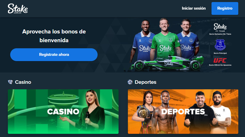 Stake has localized the entire casino for access to Colombian players.