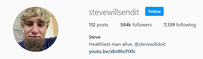 SteveWillSendIt on Instagram