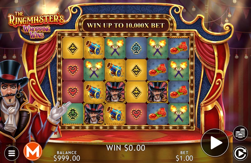 The Ringmasters Whopping Wins slot