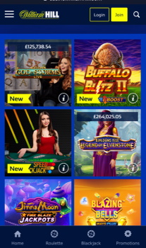 William Hill mobile Games